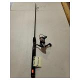 Shakespeare Ugly Stik rod and reel, broken rod