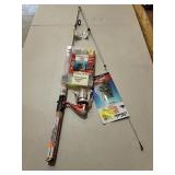 Shakespeare Catch More Fish, Bass, rod and reel,