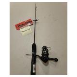 Shakespeare Ugly Stik rod and reel, broken tip