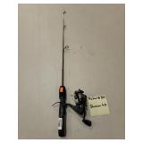 Shakespeare Ugly Stik rod and reel, broken tip