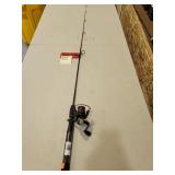 Shakespeare Ugly Stik rod and reel, broken handle