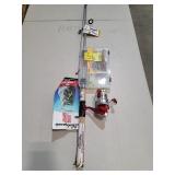 Shakespeare Catch More Fish, bass, rod and reel,