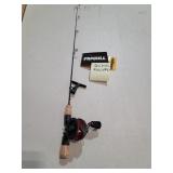 Frabill rod and reel, broken tip