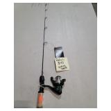 Fish Eagle rod and reel, broken reel