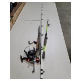 Assorted rod and reel parts