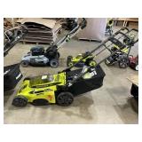 Ryobi 20 inch 40 V push mower with bagger