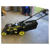Ryobi 20 inch 40 V self-propelled push mower with