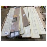 Eight assorted bifold doors