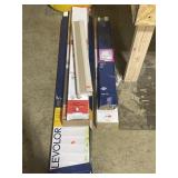 Assorted window blinds