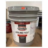 5 gallon Glidden ceiling  paint flat white
