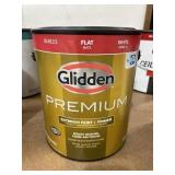 1 gallon Glidden exterior paint flat white