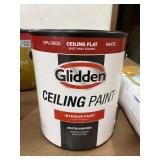 1 gallon Glidden ceiling paint interior ceiling