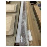 70 inch brown window blind