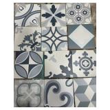 Gayafores Lumier 6.5 X 6.5 Blue Glazed Porcelain