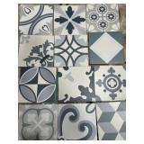 Gayafores Lumier 6.5 X 6.5 Blue Glazed Porcelain