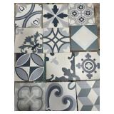 Gayafores Lumier 6.5 X 6.5 Blue Glazed Porcelain