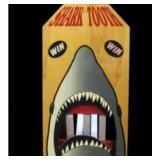 Shark Tooth Table Top Bean Bag Game