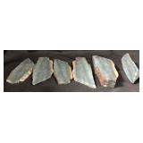 Blue Apatite (slabs And Ends) 1lb 12.1oz