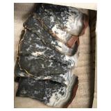 Medicine Bow, Dendritic,  plume agate (slabs)