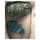 Chrysocolla/malachite (rock and slabs) 5 lbs