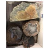 Thundereggs (halves) unpolished 9 lbs 12.2 oz