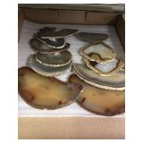 Brazilian agates slabs