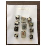 Mineral specimens assortment