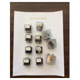 Mineral specimens assortment