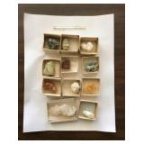 Mineral specimens assortment