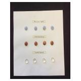 Blue Lace Agate, Gold Sandstone, Crystal Quartz