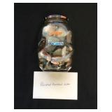 Polished tumbled rocks