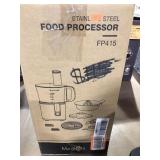 Magicos stainless steel food processor