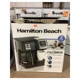 Hamilton Beach trio coffee maker, flex brew