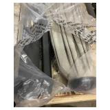 LED solar umbrella, no hardware