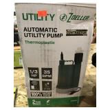 Utility automatic utility pump 1/3 hp