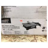 Project Source Wet table saw 7 inches