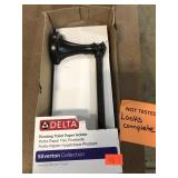 Delta pivoting toilet paper holder