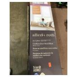 Allen and Roth 2 inch cordless faux wood blind