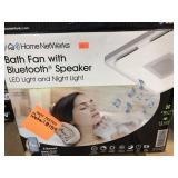 Home Netwerks Bath Fan With Bluetooth Speaker,