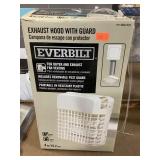 4 in. Exhaust hood with guard