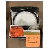 Delta towel ring, no hardware