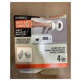 Dryer duct connector