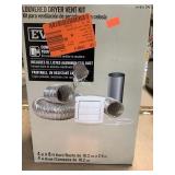 Louvered dryer vent kit, missing vent