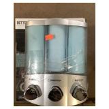 Trio shower dispenser