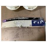 TW closet flange adjustable with knockout, 4 x 3