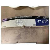 TW closet flange adjustable with knockout, 4 x 3