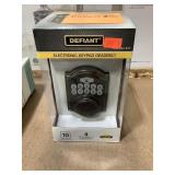 Electronic keypad deadbolt