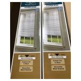 Cordless 1in vinyl blind white 30 in wide x 72 i