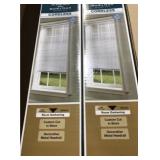 4 ct. Cordless 1in vinyl blind white 30 in w x 72