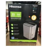 Hisense 35 pints dehumidifier